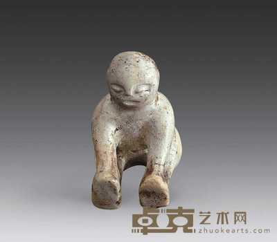 汉代 玉人 高5cm